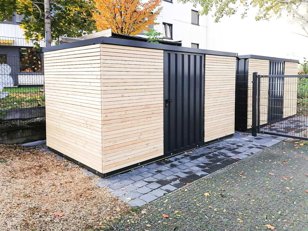 Gardenboxx Gartenhaus mit Holz, Doppelanlage